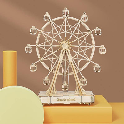 Rolife Ferris Wheel DIY Music Box 3D Wooden Puzzle TGN01