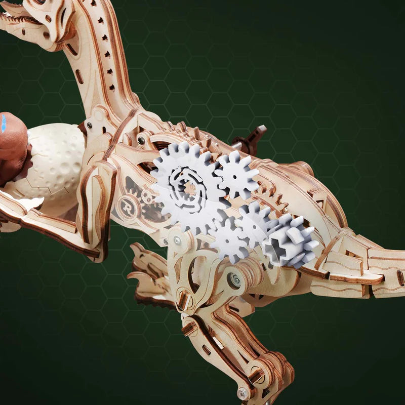 ROKR Velociraptor Mechanical 3D Wooden Puzzle LD01